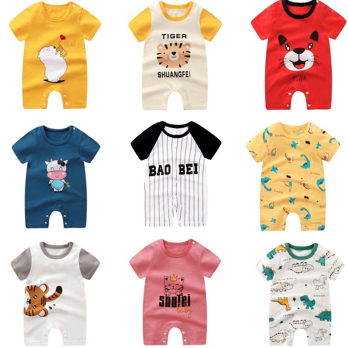 Baby Products On Sale - Pagliaccetto estivo Vestiti per neonate Tuta