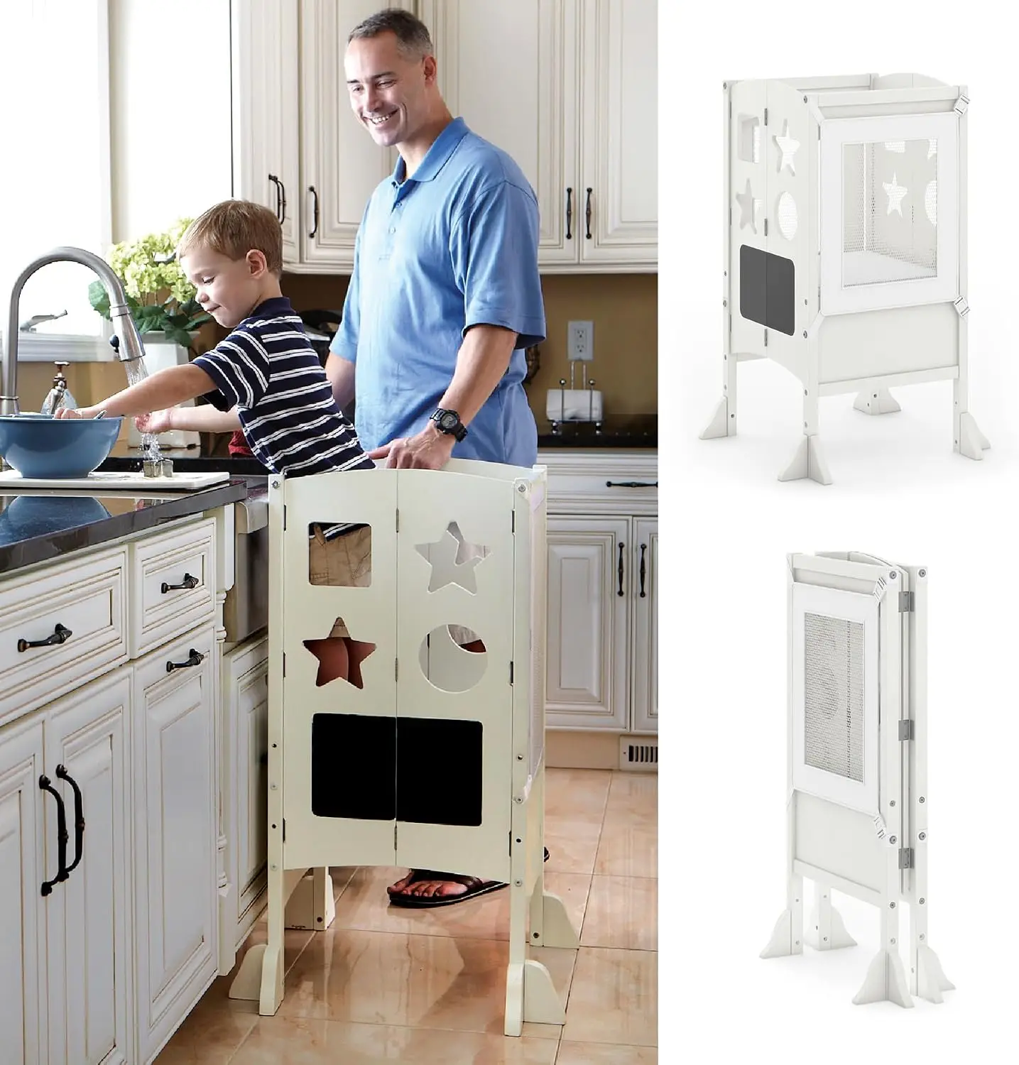 Toddler Learning Tower - Assistente Classico per la Cucina ®
