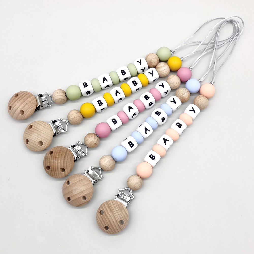 Baby Products Toys - Nome personalizzato Clip per ciuccio Catena