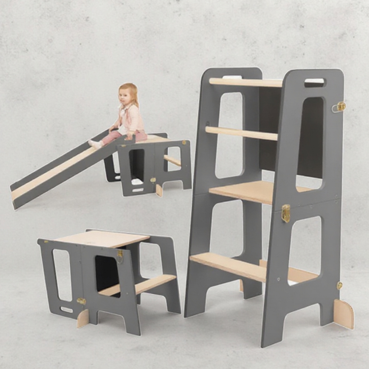 Toddler Learning Tower - Sgabello Pieghevole per Bambini, Torre di