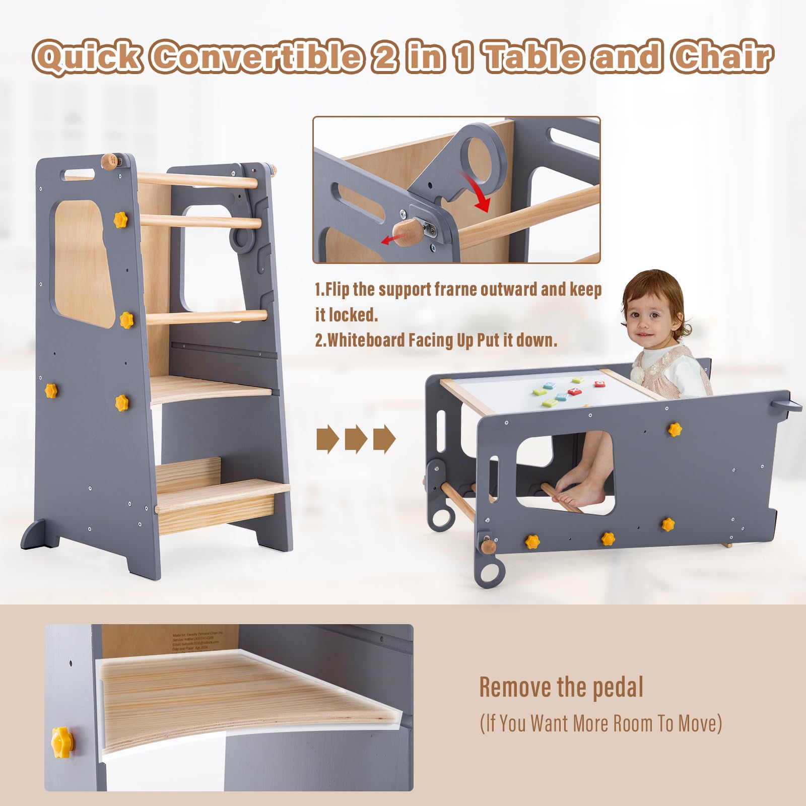 Torre da cucina per bambini 4  - Toddler Learning Tower recensione e prezzo
