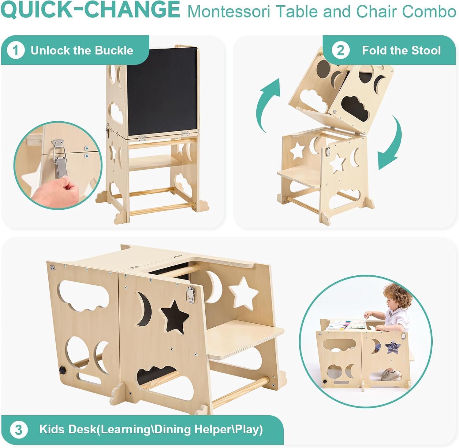 Torre da cucina pieghevole per - Toddler Learning Tower recensione e prezzo