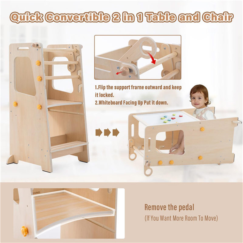 Torre di apprendimento pieghev - Toddler Learning Tower recensione e prezzo